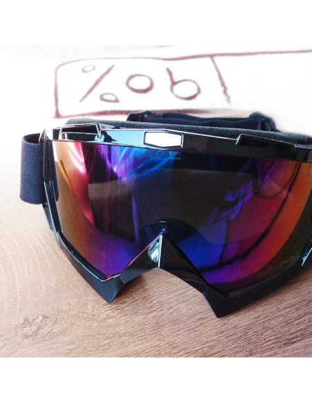 Gafas de Motocross 2Pack YG Ajustables UV para Adultos y Niños Gafas de Motocross 2Pack YG Ajustables UV para Adultos y Niños