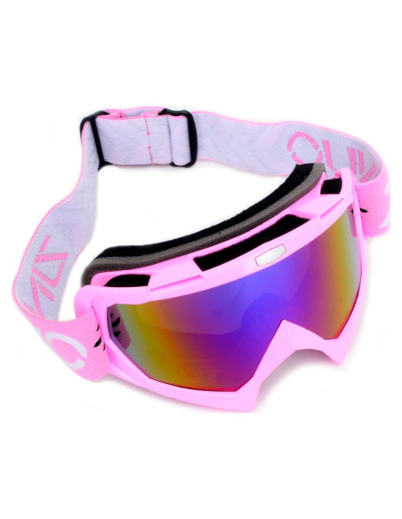 Gafas de Moto ZJNUO 833 Rosa Lente Anti UV Resistentes Gafas de Moto ZJNUO 833 Rosa Lente Anti UV Resistentes