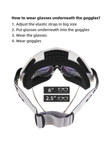 Gafas de Motocross BATFOX 816 UV400 Antideslizantes