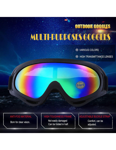 Set 10 Accesorios Motocicleta Immoono Gafas y Máscaras Set 10 Accesorios Motocicleta Immoono Gafas y Máscaras