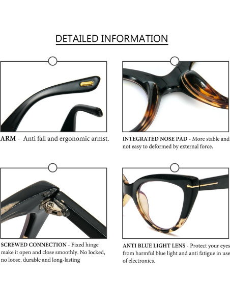 Gafas de lectura DXYXYO 3.0x anti luz azul unisex Gafas de lectura DXYXYO 3.0x anti luz azul unisex