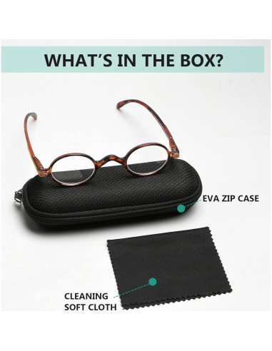 Gafas de lectura Eyekepper ovaladas 3x para hombres y mujeres