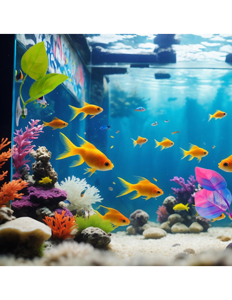 Accesorios para Acuario PKRFCJ - Hamacas para Peces Betta 4 Pcs Accesorios para Acuario PKRFCJ - Hamacas para Peces Betta 4 Pcs