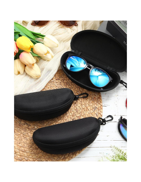 Funda Dura Weewooday 12 Piezas para Gafas Portátil Funda Dura Weewooday 12 Piezas para Gafas Portátil