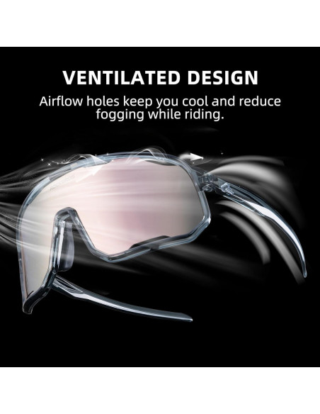 Gafas de sol ROCKBROS polarizadas con 3 lentes UV400 Gafas de sol ROCKBROS polarizadas con 3 lentes UV400