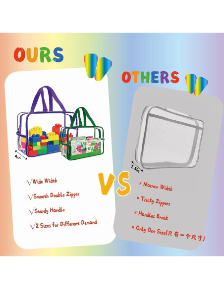 6 Bolsas de Almacenamiento de Juguetes FYIN-HONG Multicolor 6 Bolsas de Almacenamiento de Juguetes FYIN-HONG Multicolor
