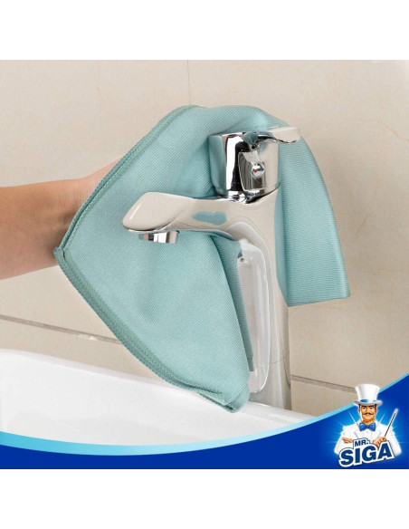 Paños de Microfibra MR.SIGA Ultra Fina 12 Unidades 35x40cm Paños de Microfibra MR.SIGA Ultra Fina 12 Unidades 35x40cm