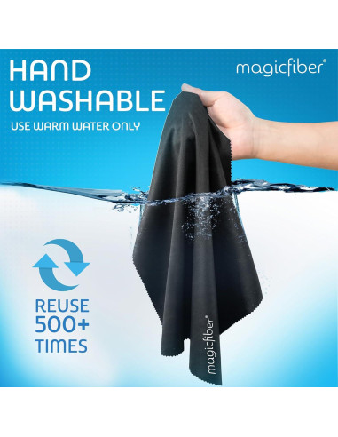 Paño Microfibra Extra Grande MagicFiber - 3 Paños 40x40cm