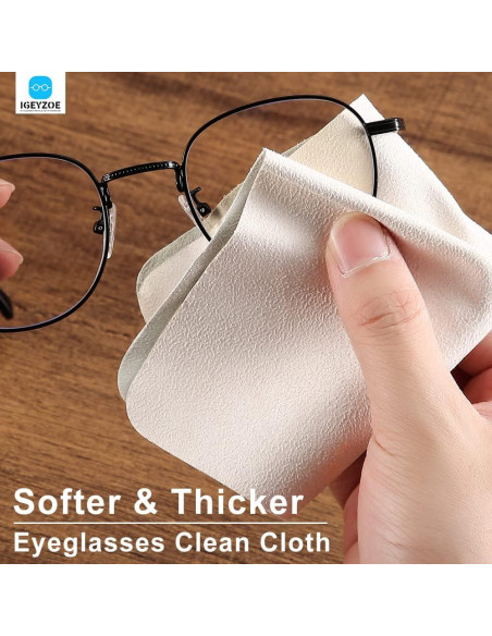 Paño de Limpieza iGeyzoe 100 Pcs Suede 15x18 cm Paño de Limpieza iGeyzoe 100 Pcs Suede 15x18 cm