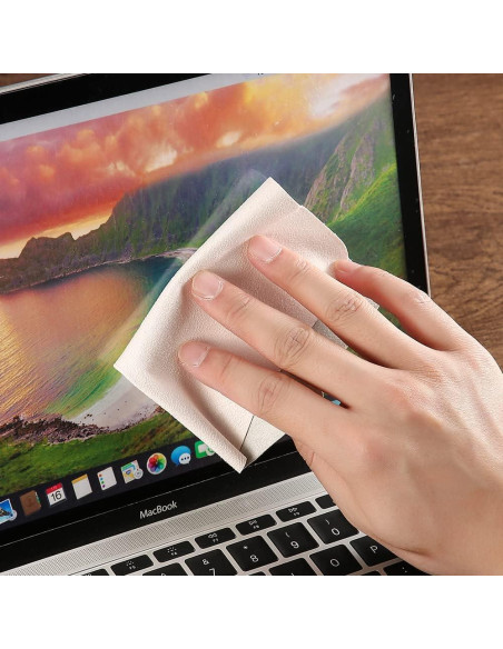 Paño de Limpieza iGeyzoe 100 Pcs Suede 15x18 cm Paño de Limpieza iGeyzoe 100 Pcs Suede 15x18 cm