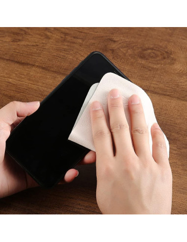 Paño de Limpieza iGeyzoe 100 Pcs Suede 15x18 cm