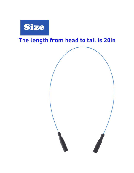 Correa para Gafas Omnful Transparente 50.8 cm Ligera Correa para Gafas Omnful Transparente 50.8 cm Ligera