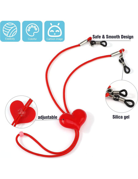 Paquete de 10 correas para gafas Hifot para niñas Paquete de 10 correas para gafas Hifot para niñas