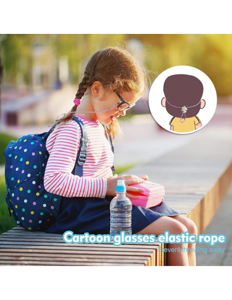 Paquete de 10 correas para gafas Hifot para niñas Paquete de 10 correas para gafas Hifot para niñas