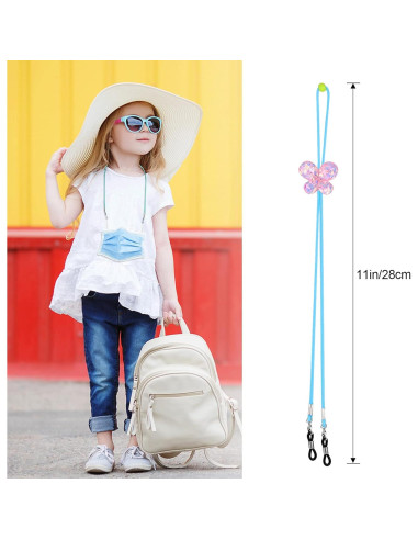 Paquete de 10 correas para gafas Hifot para niñas