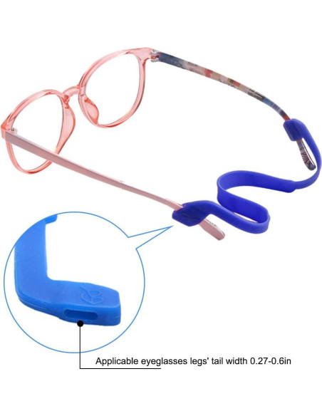 Correas de Gafas de Silicona SENHAI 6 Colores Antideslizantes Correas de Gafas de Silicona SENHAI 6 Colores Antideslizantes