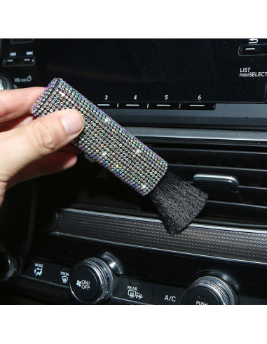 Cepillo de Polvo para Auto Berfi Life - Cerdas Suaves, Blanco