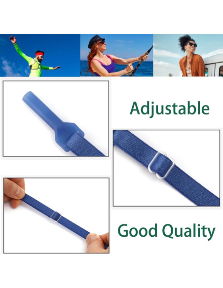 Correas Ajustables para Gafas OPUGIT, 4 Pcs, Sin Cola Correas Ajustables para Gafas OPUGIT, 4 Pcs, Sin Cola