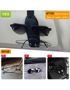 Soporte Magnético para Gafas de Sol ACIOOCO - Negro 2