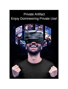 Gafas VR YY VRG Pro 3D para Smartphone 5-7" Negro 2