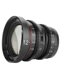 Lente de Cine MEKE 12mm T2.2 MFT Manual 4K para Olympus Panasonic