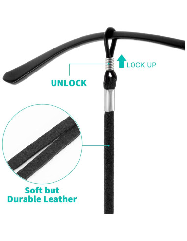 Correa para Gafas BILIONE 6 Piezas Ajustable Multicolor