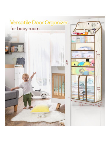 Organizador de Pañales Colgante KEETDY Beige 109.2x39.9cm