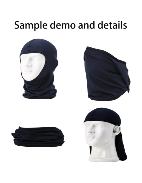 Paquete de 5 Mascarillas Balaclava Hombre UV Azul Real Paquete de 5 Mascarillas Balaclava Hombre UV Azul Real
