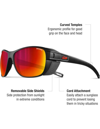 Gafas de sol Julbo Camino Glacier unisex con protectores