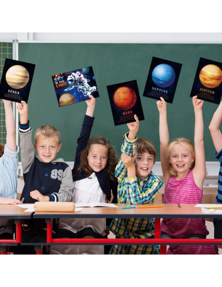 Pósteres Educativos del Sistema Solar Outus - 12 Piezas 36x27 cm Pósteres Educativos del Sistema Solar Outus - 12 Piezas 36x27 cm