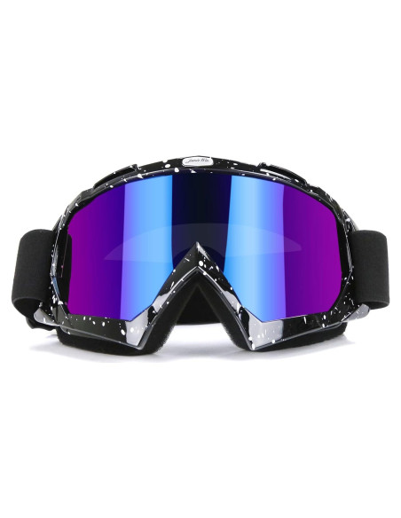 Gafas de Motocicleta JAMIEWIN OTG Antivaho y Ajustables Gafas de Motocicleta JAMIEWIN OTG Antivaho y Ajustables