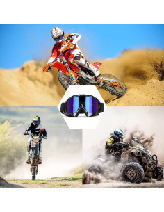 Gafas de Motocicleta JAMIEWIN OTG Antivaho y Ajustables 2