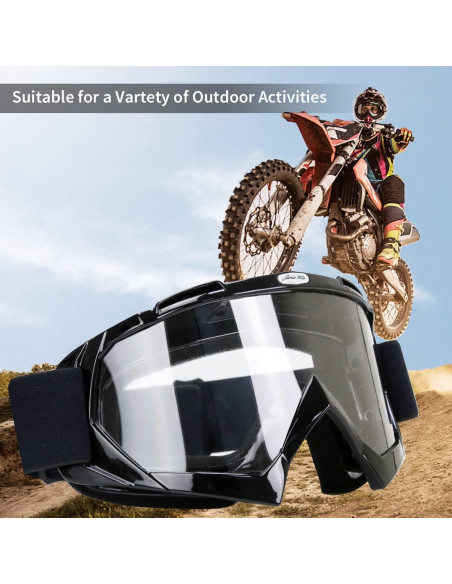 Gafas de Motocross JAMIEWIN OTG Anti Niebla y UV 100g Gafas de Motocross JAMIEWIN OTG Anti Niebla y UV 100g