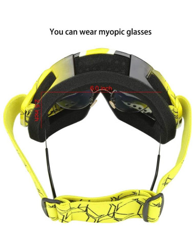 Gafas de Motocross JAMIEWIN ZSP812 Anti UV y Anti Niebla