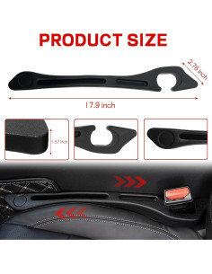 Relleno de Espacio para Asiento de Coche Wogomz - 2 Piezas 2