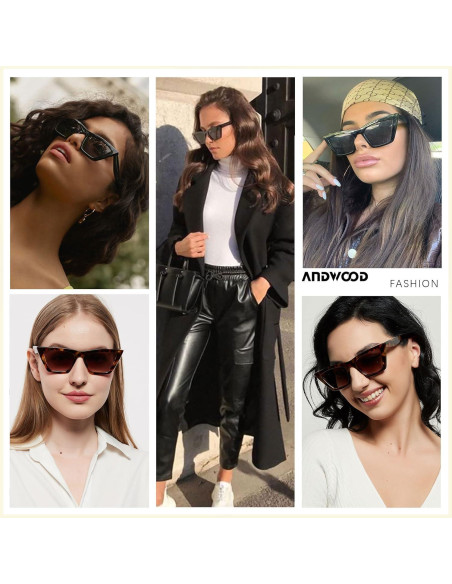 Gafas de sol Cat Eye ANDWOOD polarizadas para mujeres Gafas de sol Cat Eye ANDWOOD polarizadas para mujeres