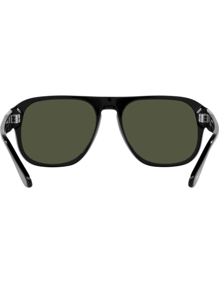Gafas de sol Persol PO3310S Aviador Negro Verde 57mm Gafas de sol Persol PO3310S Aviador Negro Verde 57mm