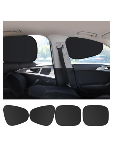 Protector Solar para Ventanas de Auto KUKUGO Universal 4 Piezas