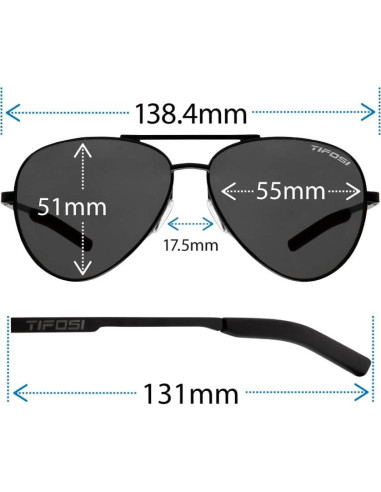 Gafas de sol aviador Tifosi oro espejo rosa - Unisex