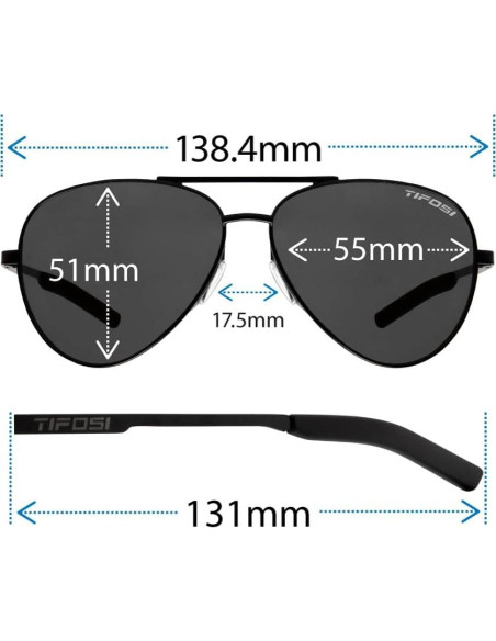 Gafas de sol Tifosi Aviator Ahumadas Unisex - Ultra ligeras Gafas de sol Tifosi Aviator Ahumadas Unisex - Ultra ligeras