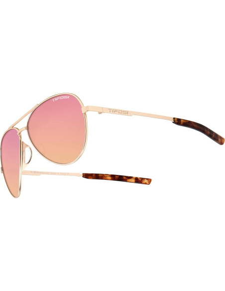 Gafas de sol aviador Tifosi oro espejo rosa - Ultra ligeras Gafas de sol aviador Tifosi oro espejo rosa - Ultra ligeras