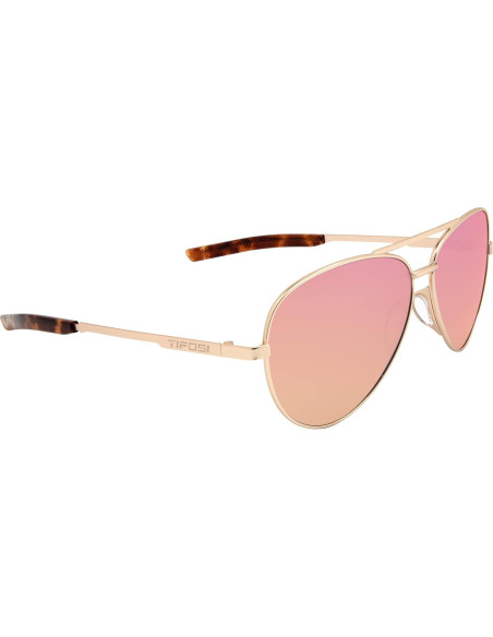 Gafas de sol aviador Tifosi oro espejo rosa - Ultra ligeras Gafas de sol aviador Tifosi oro espejo rosa - Ultra ligeras