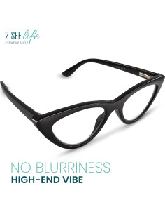 Gafas de lectura estilo gato 2SeeLife 1.0x para mujeres 2