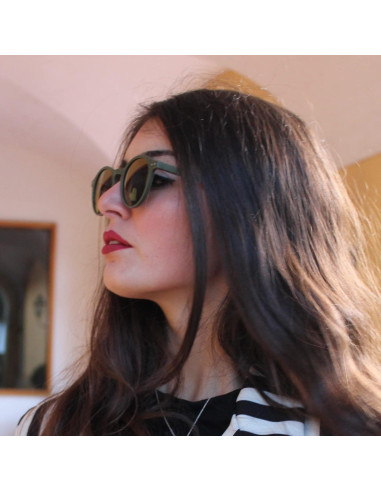 Gafas de sol polarizadas ZENOTTIC retro 48mm UV 100%