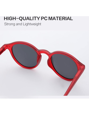 Gafas de Sol Polarizadas ZENOTTIC Estilo Retro 48mm