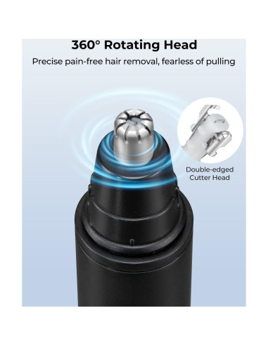 Recortador de Vello Nasal SUERBEATY Recargable Impermeable