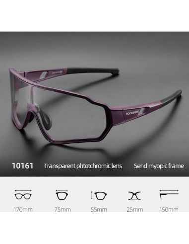 Gafas de sol fotocromáticas ROCKBROS UV400 para ciclismo
