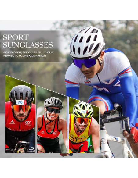 Gafas de sol Gesruny deportivas polarizadas UV400 para ciclismo Gafas de sol Gesruny deportivas polarizadas UV400 para ciclismo