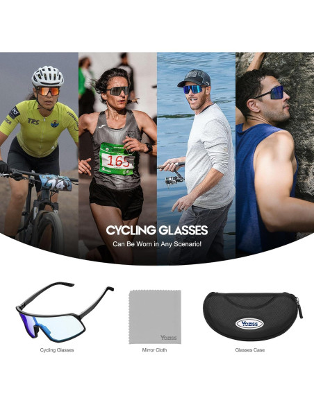 Gafas Fotoquímicas UV400 YOZISS para Ciclismo y Deportes Gafas Fotoquímicas UV400 YOZISS para Ciclismo y Deportes