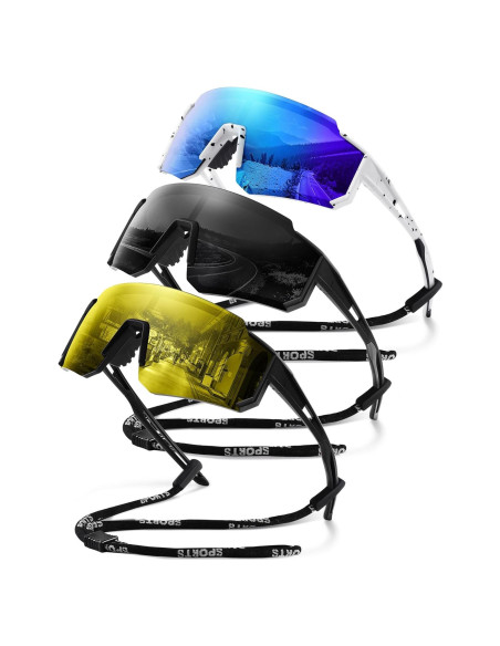 Gafas de sol deportivas Gesruny polarizadas UV400 para ciclismo Gafas de sol deportivas Gesruny polarizadas UV400 para ciclismo
